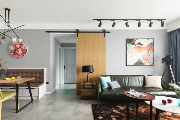 106平簡(jiǎn)約風(fēng)，喜歡吧臺(tái)的設(shè)計(jì)